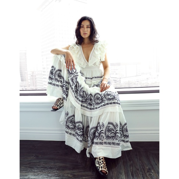 NWT Ulla Johnson Marjorie Dress in Blanc - Picture 7 of 16